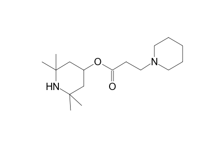 2,2,6,6-Tetramethyl-4-piperidinyl 3-(1-piperidinyl)propanoate