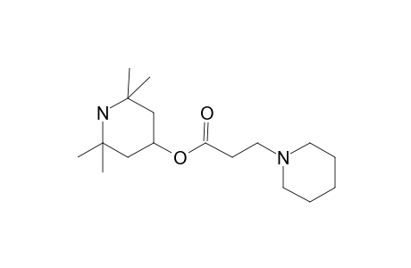 3-Piperidin-1-yl-propionic acid 2,2,6,6-tetramethyl-piperidin-4-yl ester