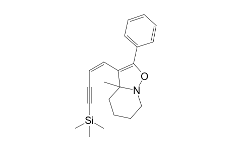 (Z)-4,5,6,7-Tetrahydro-3a-methyl-2-phenyl-3-[4'-(trimethylsilyl)but-1'-en-3'-ynyl]-(3aH)-isoxazolo[2,3-a]pyridine