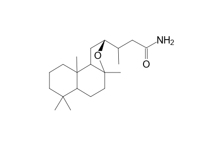 (12R)-8.alpha.,12-epoxylabdan-15-amides