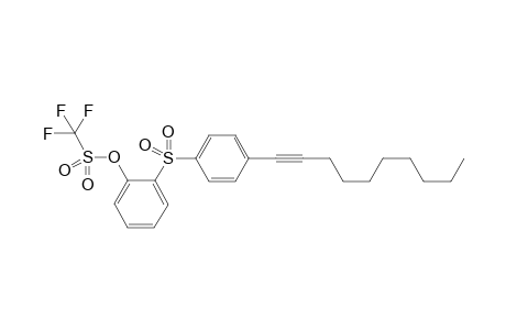2-[4-(Dec-1-ynyl)phenylsulfonyl]phenyl trifluoromethanesulfonate
