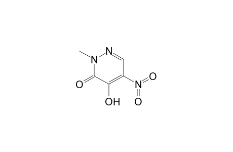 4-Hydroxy-2-methyl-5-nitropyridazin-3(2H)-one