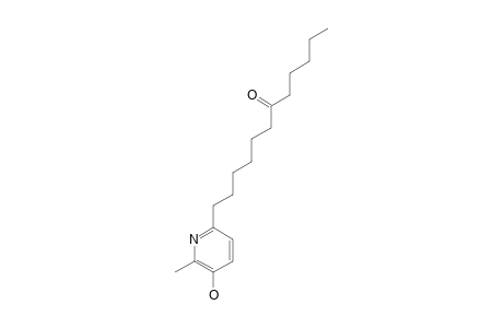 7'-MULTIJUGUINONE;2-METHYL-3-HYDROXY-6-N-(7'-OXODODECYL)-PYRIDINE