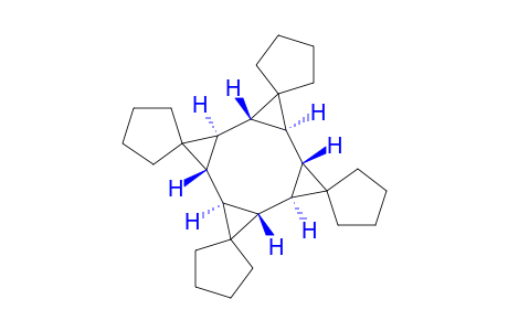 anti,anti anti-tetraspiro[pentacyclo[9.1.0 2,4.0 5,7. 0 8,10]dodecane 3,1': 6,1'': 9,1''': 12, 1''''- tetrakiscyclopentane]