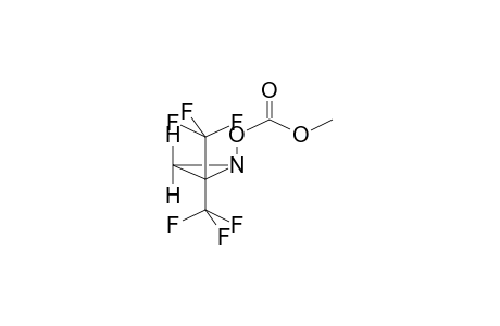 2,2-BIS(TRIFLUOROMETHYL)-1-(METHOXYCARBONYLOXY)AZIRIDINE