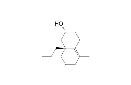 2-Naphthalenol, 1,2,3,4,6,7,8,8a-octahydro-5-methyl-8a-propyl-, trans-(.+-.)-