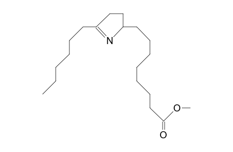 8-(5-Hexyl-2-pyrrolin-1-yl)-octanoic acid, methyl ester