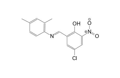phenol, 4-chloro-2-[(E)-[(2,4-dimethylphenyl)imino]methyl]-6-nitro-