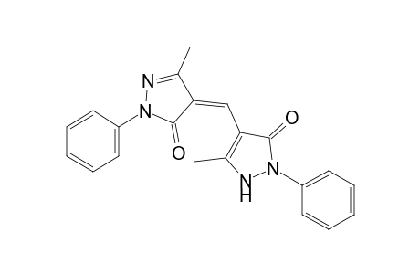 (Z)-5-methyl-4-((3-methyl-5-oxo-1-phenyl-1H-pyrazol-4(5H)-ylidene)methyl)-2-phenyl-1H-pyrazol-3(2H)-one