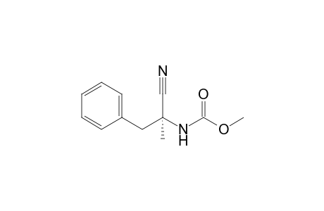 Methyl N-[(1S)-1-cyano-1-methyl-2-phenyl-ethyl]carbamate