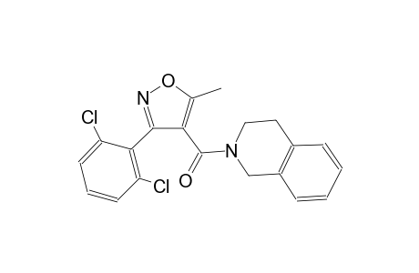 2-{[3-(2,6-dichlorophenyl)-5-methyl-4-isoxazolyl]carbonyl}-1,2,3,4-tetrahydroisoquinoline
