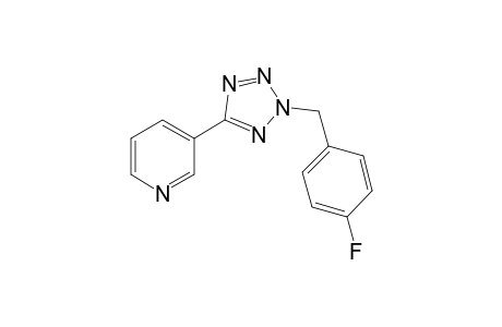 Pyridine, 3-[2-[(4-fluorophenyl)methyl]-2H-1,2,3,4-tetrazol-5-yl]-