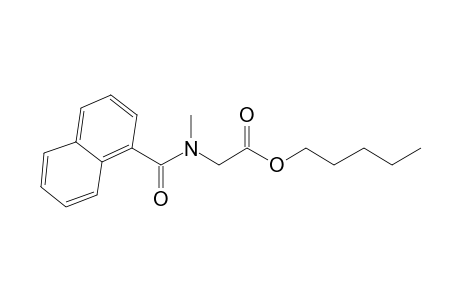 Sarcosine, N-(1-naphthoyl)-, pentyl ester