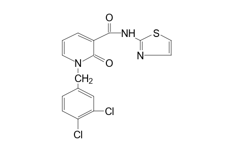 1-(3,4-DICHLOROBENZYL)-1,2-DIHYDRO-2-OXO-N-(2-THIAZOLYL)NICOTINAMIDE
