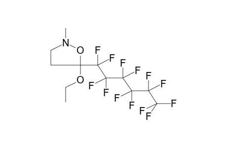 5-TRIDECAFLUOROHEXYL-5-ETHOXY-2-METHYLISOXAZOLIDINE