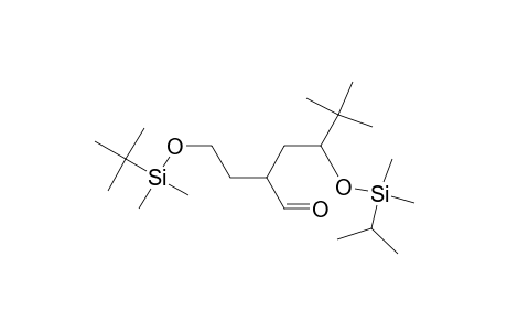 1-tert-Butyldimethylsilyloxy-6,6-dimethyl-5-isopropyldimethylsilyloxy-heptane-3-carbaldehyde