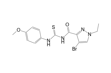 N-[(4-bromo-1-ethyl-1H-pyrazol-3-yl)carbonyl]-N'-(4-methoxyphenyl)thiourea