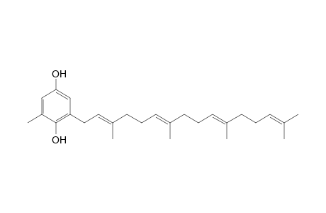 2-Methyl-6-[(2E,6E,10E)-3,7,11,15-tetramethylhexadeca-2,6,10,14-tetraenyl]benzene-1,4-diol