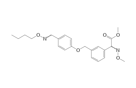 Benzeneacetic acid, 3-[[4-[(butoxyimino)methyl]phenoxy]methyl]-alpha-(methoxyimino)-, methyl ester