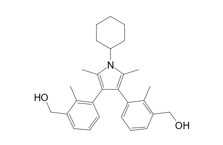 N-Cyclohexyl-2,5-dimethyl-3,4-bis[(3-(hydroxymethyl)-2-methylphenyl]pyrrole