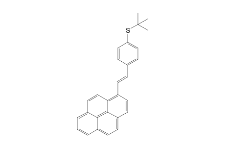 1-[(E)-2-(4-tert-butylsulfanylphenyl)vinyl]pyrene