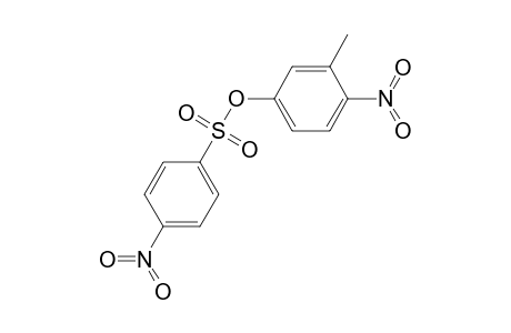 Benzenesulfonic acid, 4-nitro-, 3-methyl-4-nitrophenyl ester