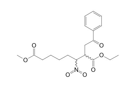 1-Ethyl 8-methyl 3-nitro-2-(2-oxo-2-phenylethyl)-octanedioate