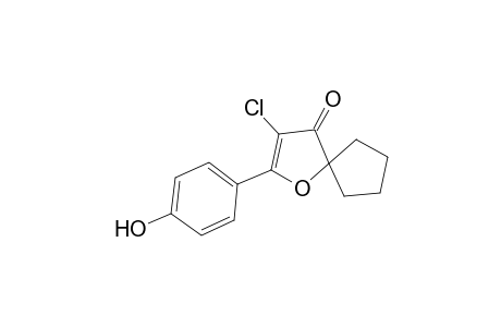 3-Chloro-2-(4-hydroxyphenyl)-1-oxaspiro[4.4]non-2-en-4-one