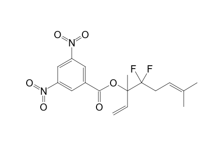 (2,2-difluoro-1,5-dimethyl-1-vinyl-hex-4-enyl) 3,5-dinitrobenzoate