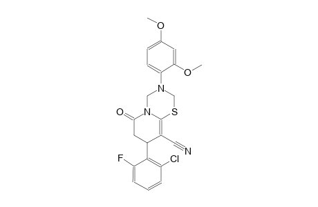 2H,6H-pyrido[2,1-b][1,3,5]thiadiazine-9-carbonitrile, 8-(2-chloro-6-fluorophenyl)-3-(2,4-dimethoxyphenyl)-3,4,7,8-tetrahydro-6-oxo-