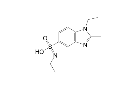 5-Benzimidazolesulfonamide, N,1-diethyl-2-methyl-