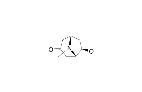 (1S,5S,7R)-7-hydroxy-8-methyl-8-azabicyclo[3.2.1]octan-3-one
