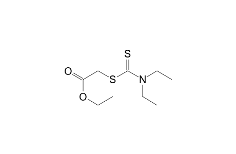 Ethyl 2-(diethylcarbamothioylthio)acetate