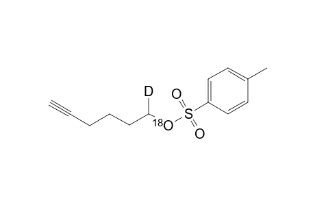 (1-2H1)Hex-5-yn-1-yl 4-methylbenzene(O-18O)sulfonate