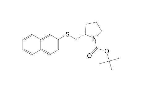 (S)-N-Boc-2-((naphthalen-2-ylthio)methyl)-pyrrolidine