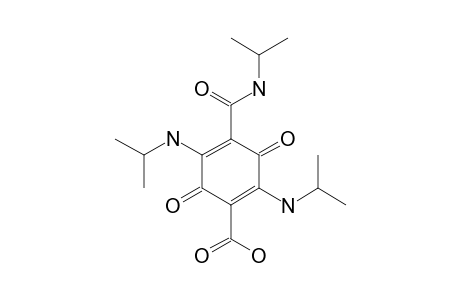 2,5-DIISOPROPYLAMINO-3,6-DIOXO-1,4-CYCLOHEXADIEN-1-HYDROXYCARBONYL-4-CARBOXYLIC-ACID-ISOPROPYLAMIDE