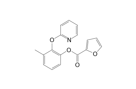 3-Methyl-2-(pyridin-2-yloxy)phenyl furan-2-carboxylate