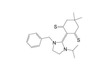 1-Benzyl-3-isopropyl-2-(4,4-dimethyl-2,6-dithioxocyclohexylidene)imidazolidine