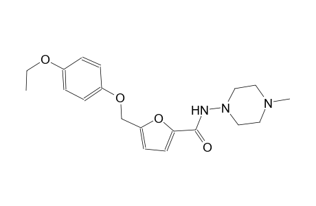 5-[(4-ethoxyphenoxy)methyl]-N-(4-methyl-1-piperazinyl)-2-furamide