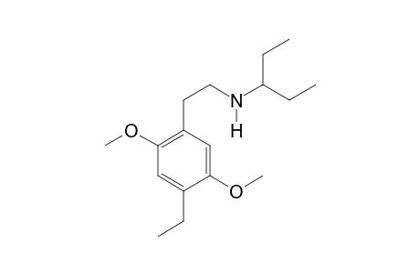 N-3-Pentyl-2,5-dimethoxy-4-ethylphenethylamine