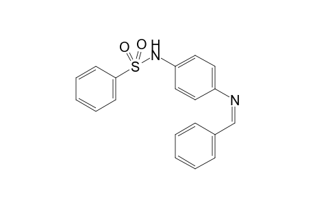 Benzenesulfonamide, N-[4-[[phenylmethylene]amino]phenyl]-