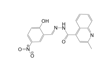 N'-[(E)-(2-hydroxy-5-nitrophenyl)methylidene]-2-methyl-4-quinolinecarbohydrazide