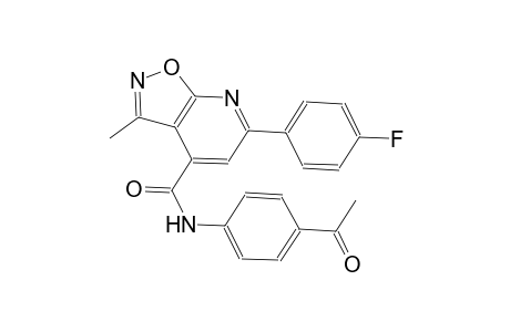 isoxazolo[5,4-b]pyridine-4-carboxamide, N-(4-acetylphenyl)-6-(4-fluorophenyl)-3-methyl-