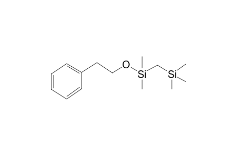 Dimethyl(2-phenylethoxy)[(trimethylsilyl)methyl]silane