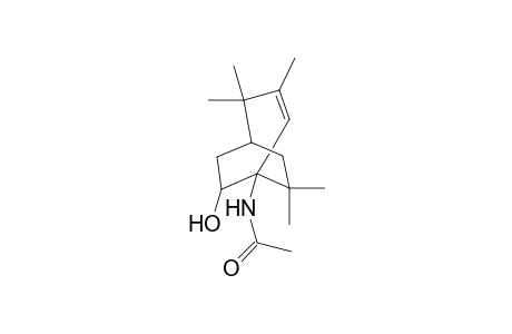 1-Acetamido-3,4,4,8,8-pentamethylbicyclo[3.2.2]non-2-en-anti-7-ol
