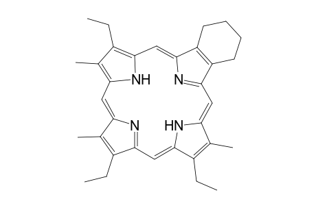 2,3-Butano-7,13,17-Triethyl-8,12,18-trimethylporphyrin (tetrahydrobenzoporphyrin)