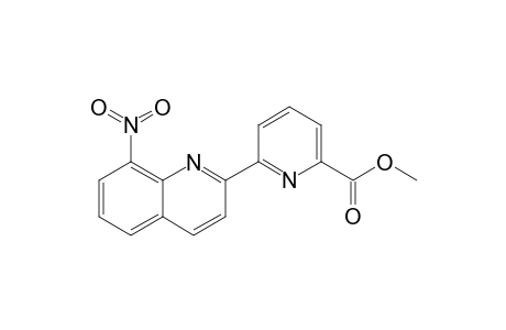 2-(6'-Methoxycarbonyl-2'-pyridyl)-8-nitroquinoline