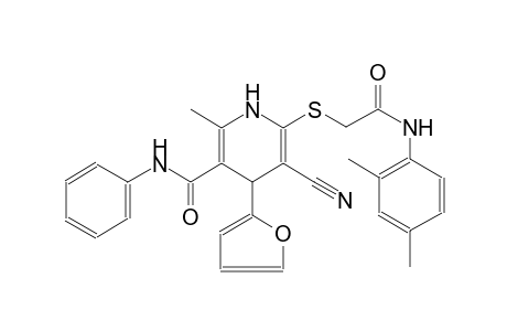 3-pyridinecarboxamide, 5-cyano-6-[[2-[(2,4-dimethylphenyl)amino]-2-oxoethyl]thio]-4-(2-furanyl)-1,4-dihydro-2-methyl-N-phenyl-