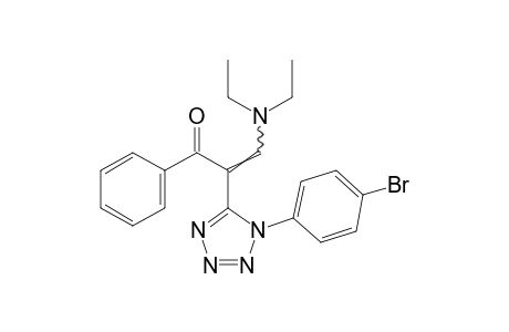 2-[1-(p-bromophenyl)-1H-tetrazol-5-yl]-3-(diethylamino)acrylophenone
