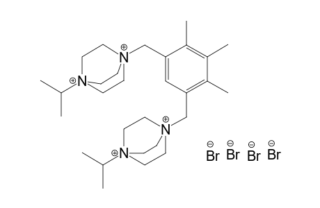 4,6-bis(N'-isopropyl-dabco-N-methyl)-1,2,3-trimethylbenzene tetrabromide